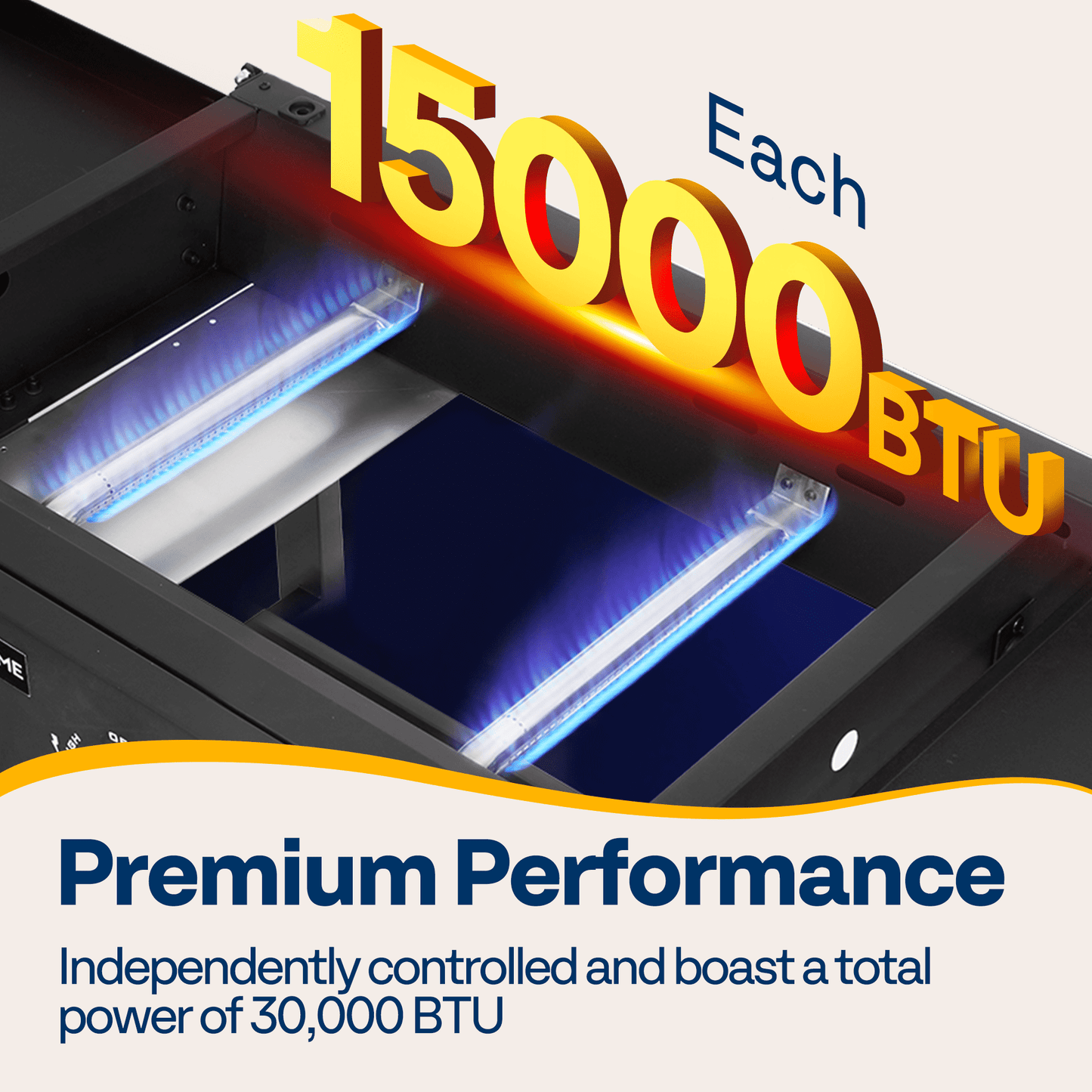 SPECSTAR 2-Burner 28" Foldable Propane Griddle, Portable Flat Top Gas Grill-30,000 BTU Propane Fuelled for Camping, Tailgating, BBQ