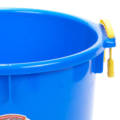 Little Giant 40 Quart Durable and Versatile Utility Muck Tub w/Handles, Blue