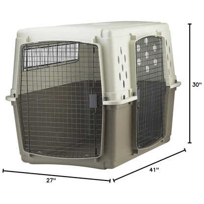 Pet Lodge 2-Door Pet Crate, Airline Approved Dog & Cat Carrier for Travel, XL