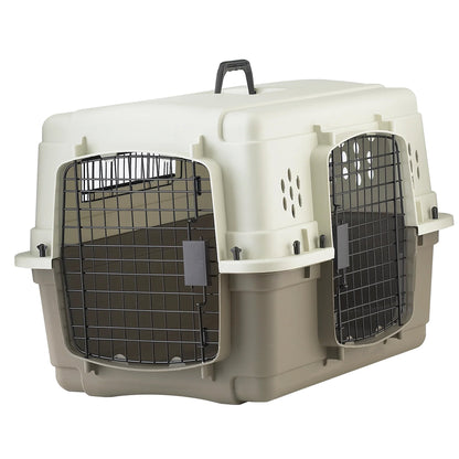 Pet Lodge 2-Door Pet Crate, Airline Approved Dog & Cat Carrier for Travel, Small