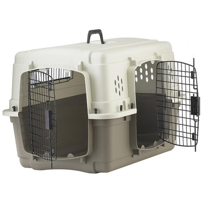Pet Lodge 2-Door Pet Crate, Airline Approved Dog & Cat Carrier for Travel, Small