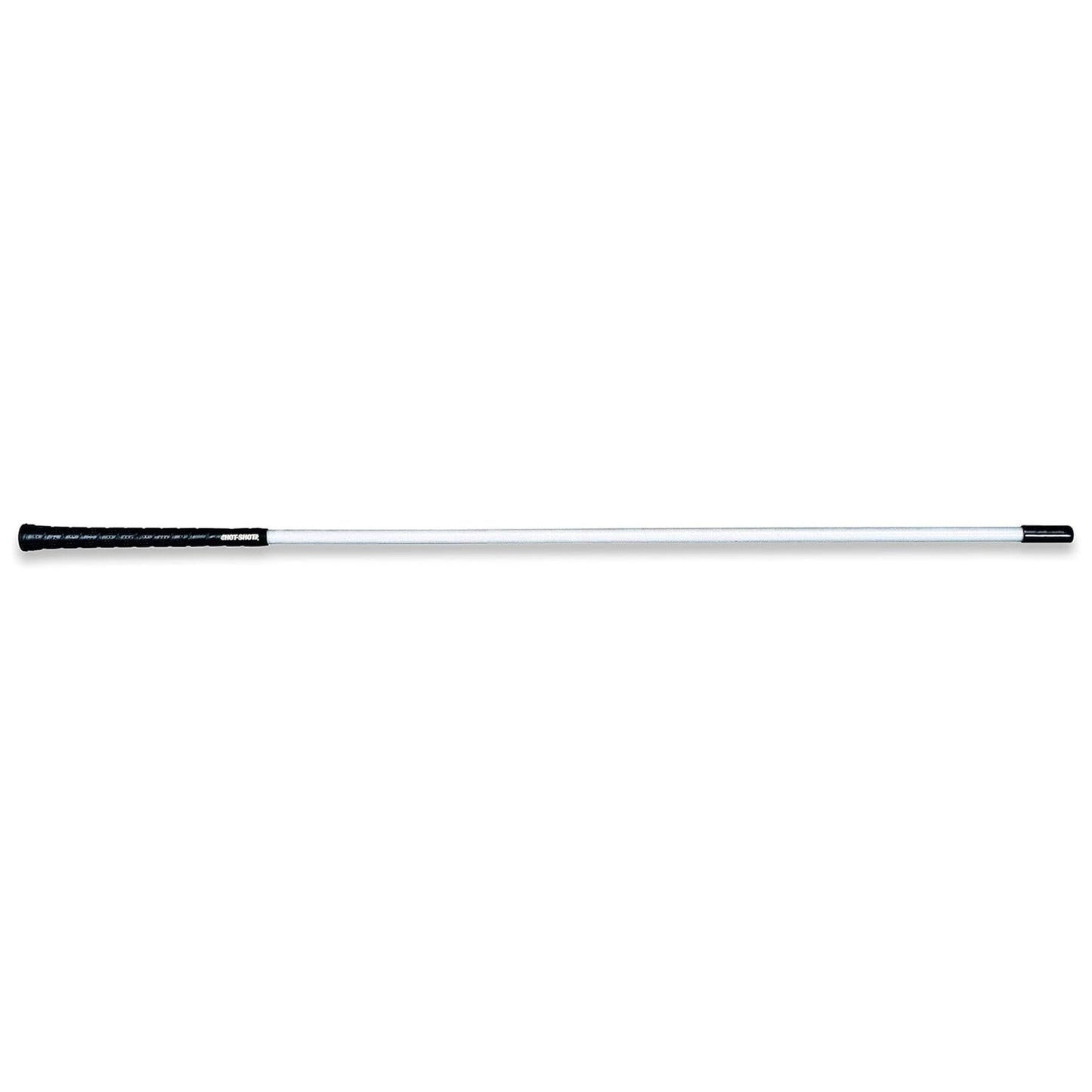 Hot Shot Livestock Show Stick, 54-Inch Cattle Sorting Pole with Golf Grip, White