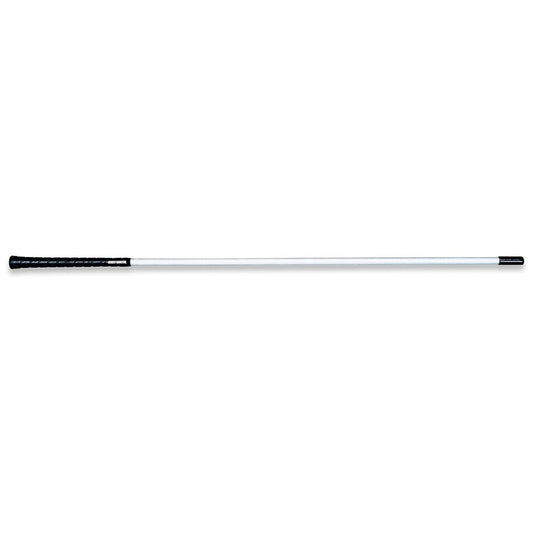 Hot Shot Livestock Show Stick, 54-Inch Cattle Sorting Pole with Golf Grip, White