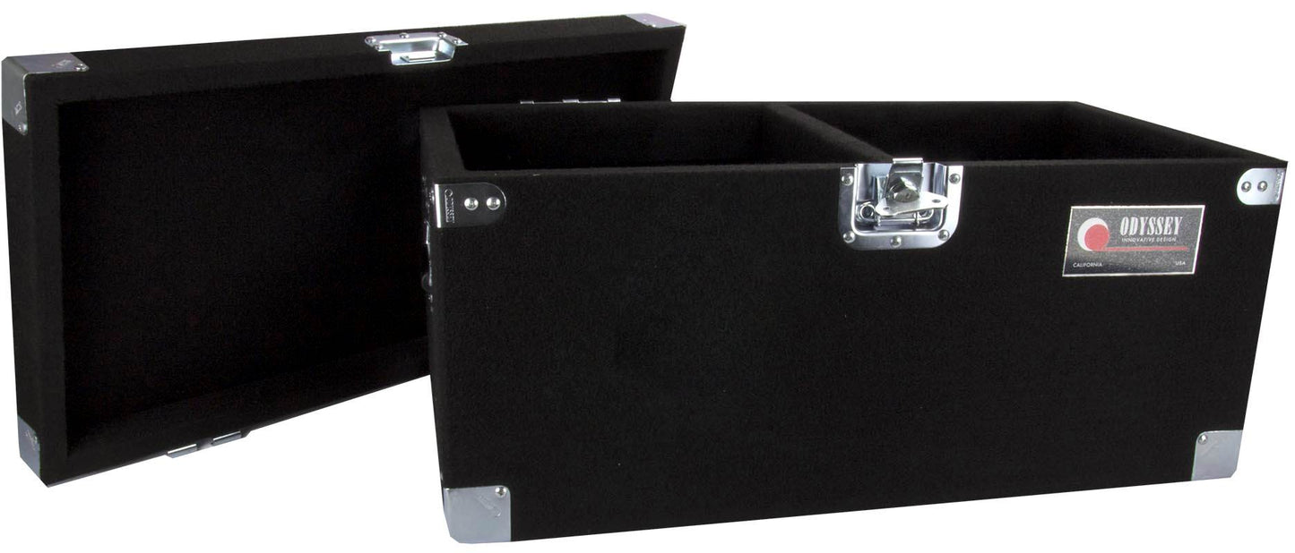 Odyssey CLP200P Carpeted Pro DJ Case w/ Detachable Lid for 200 LP Vinyl Records