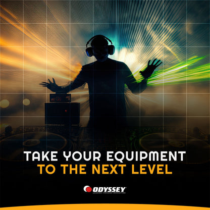 Odyssey Universal Technics 1200 Style Turntable Flight Case, Black Label Series