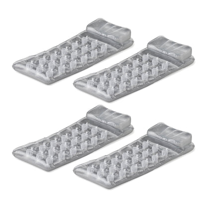Intex 18-Pocket Mattress Suntanner Pool Lounger w/ Headrest (4 Pack) | 58894EP