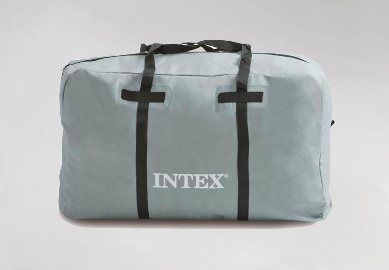 Intex Mariner 4 Inflatable Raft River/Lake Dinghy Boat Set & Motor Mount Kit - Find Fresh Goods