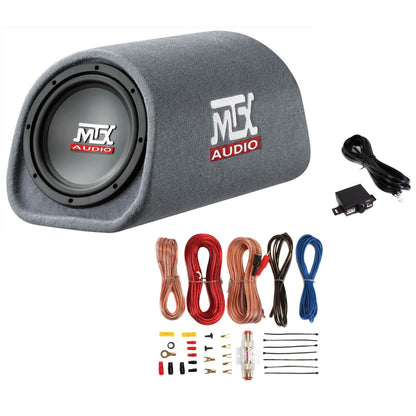 MTX AUDIO RT8PT 8" 240W Car Subwoofer & Soundstorm AKS8 8 Gauge Amp Wiring Kit - Find Fresh Goods