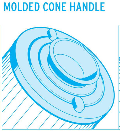 Unicel 4CH-24 Replacement 25 Sq Ft Filter Cartridge for Spa, 173 Pleats (2 Pack)