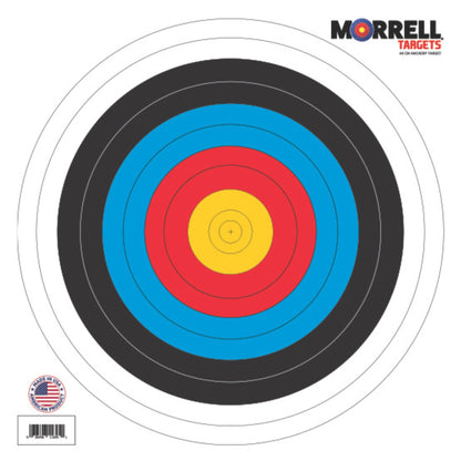 Morrell 40cm Bullseye Paper Face Shooting Targets, 16 x 16 Inches, 100 Count