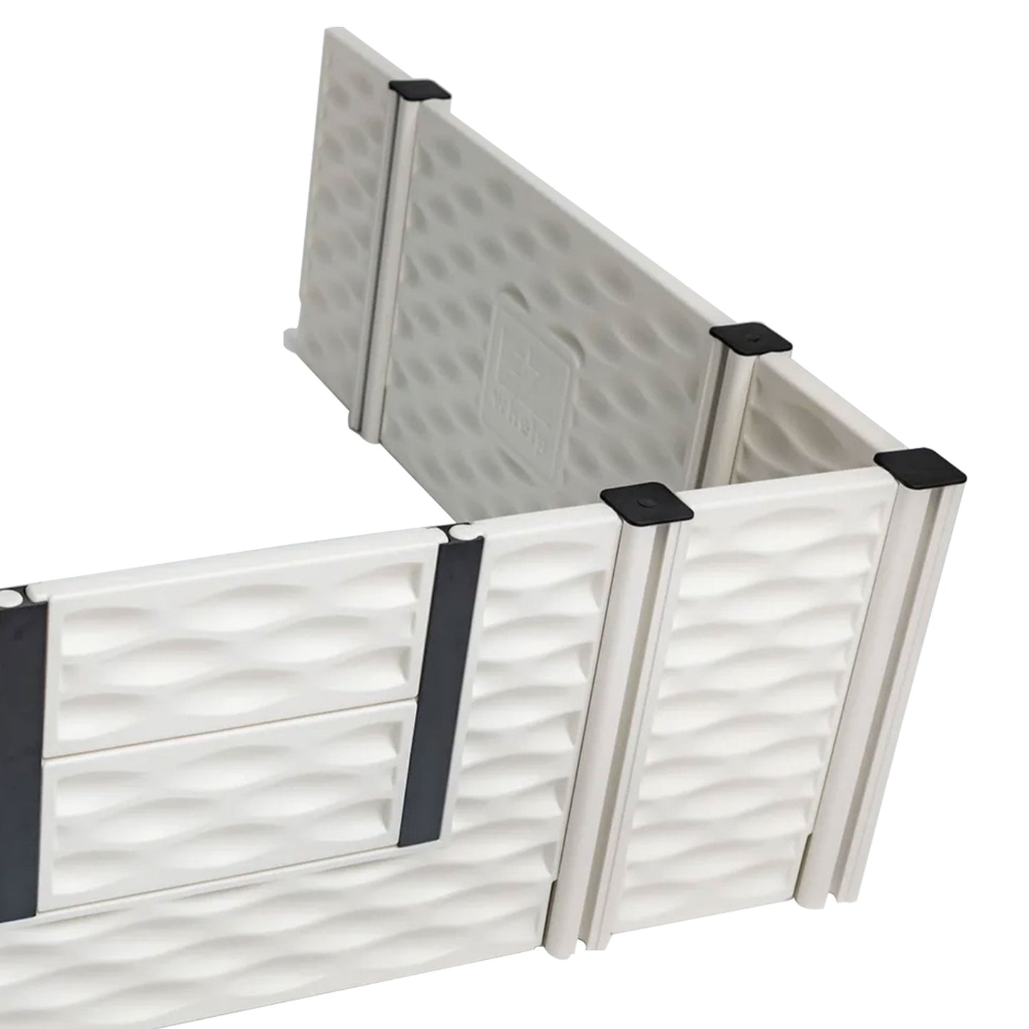 EZwhelp EZclassic 48 Inches Add On Room with Front Panel Set and Doors, White