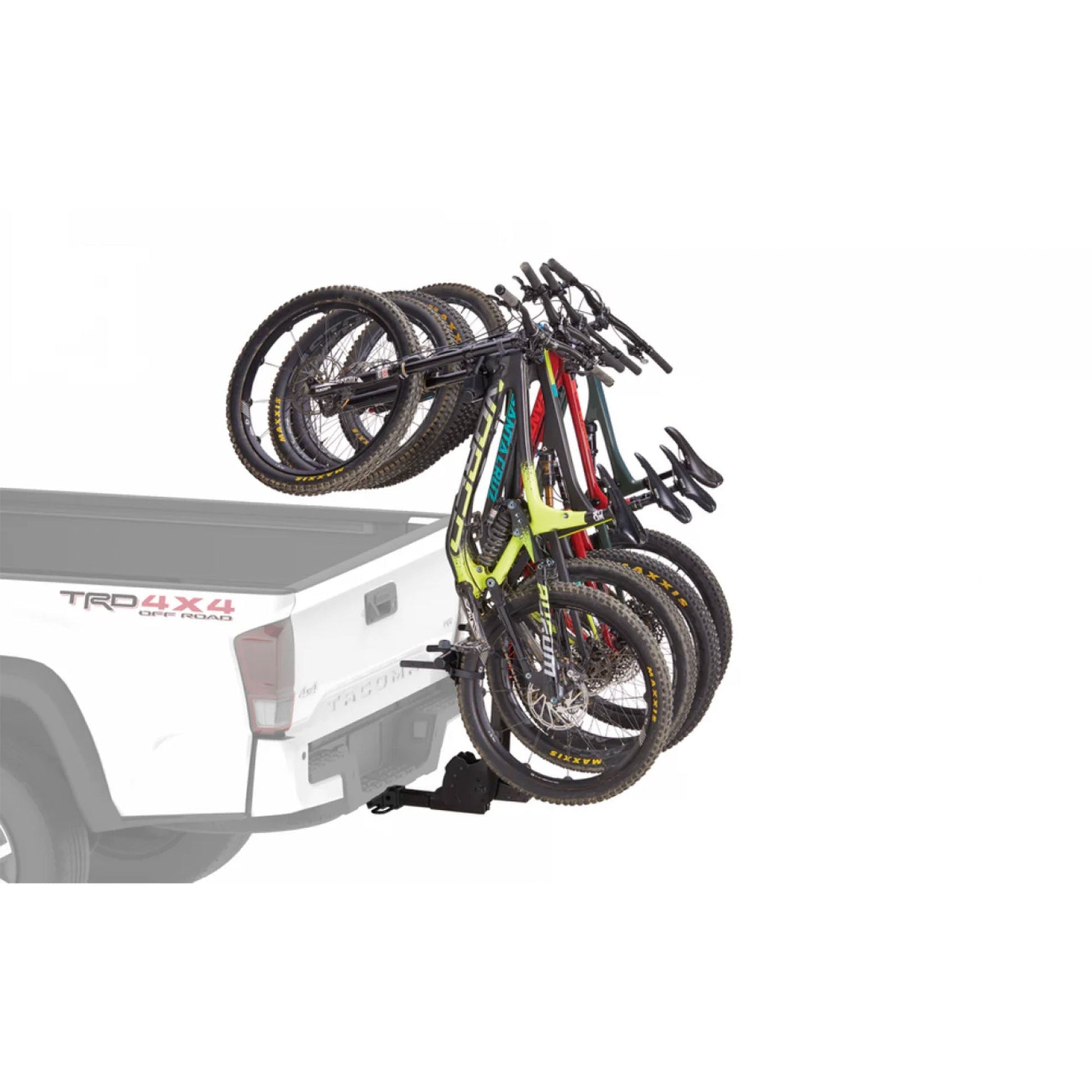 Yakima HangOver 4 Adjustable Vertical Steel Mountain Bike Hitch Rack for 4 Bikes - Find Fresh Goods