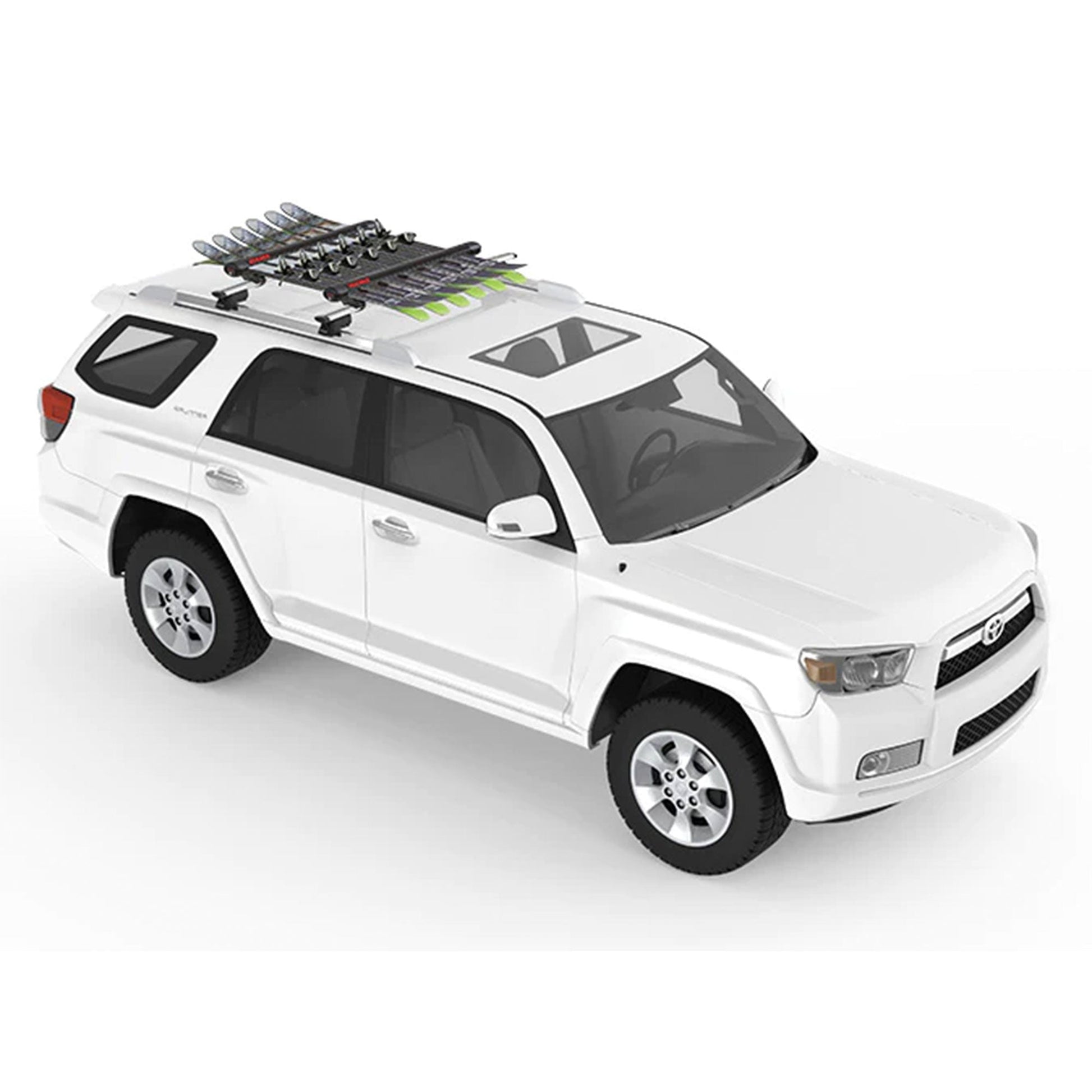 YAKIMA FatCat EVO 6 Skis or 4 Snowboards Mount Roof Rack, Fits T-Slot Crossbars - Find Fresh Goods