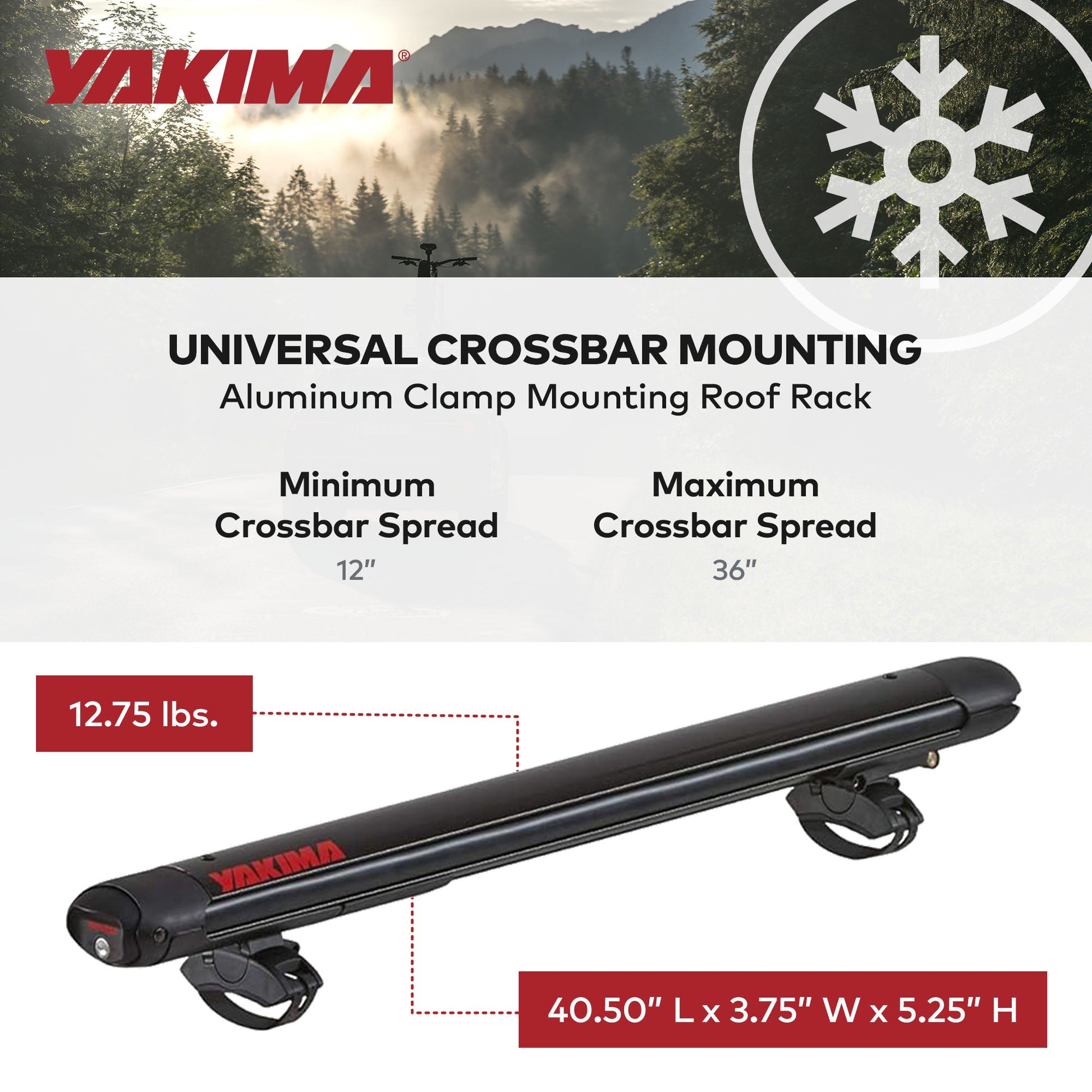 YAKIMA FatCat EVO 6 Skis or 4 Snowboards Mount Roof Rack, Fits T-Slot Crossbars - Find Fresh Goods