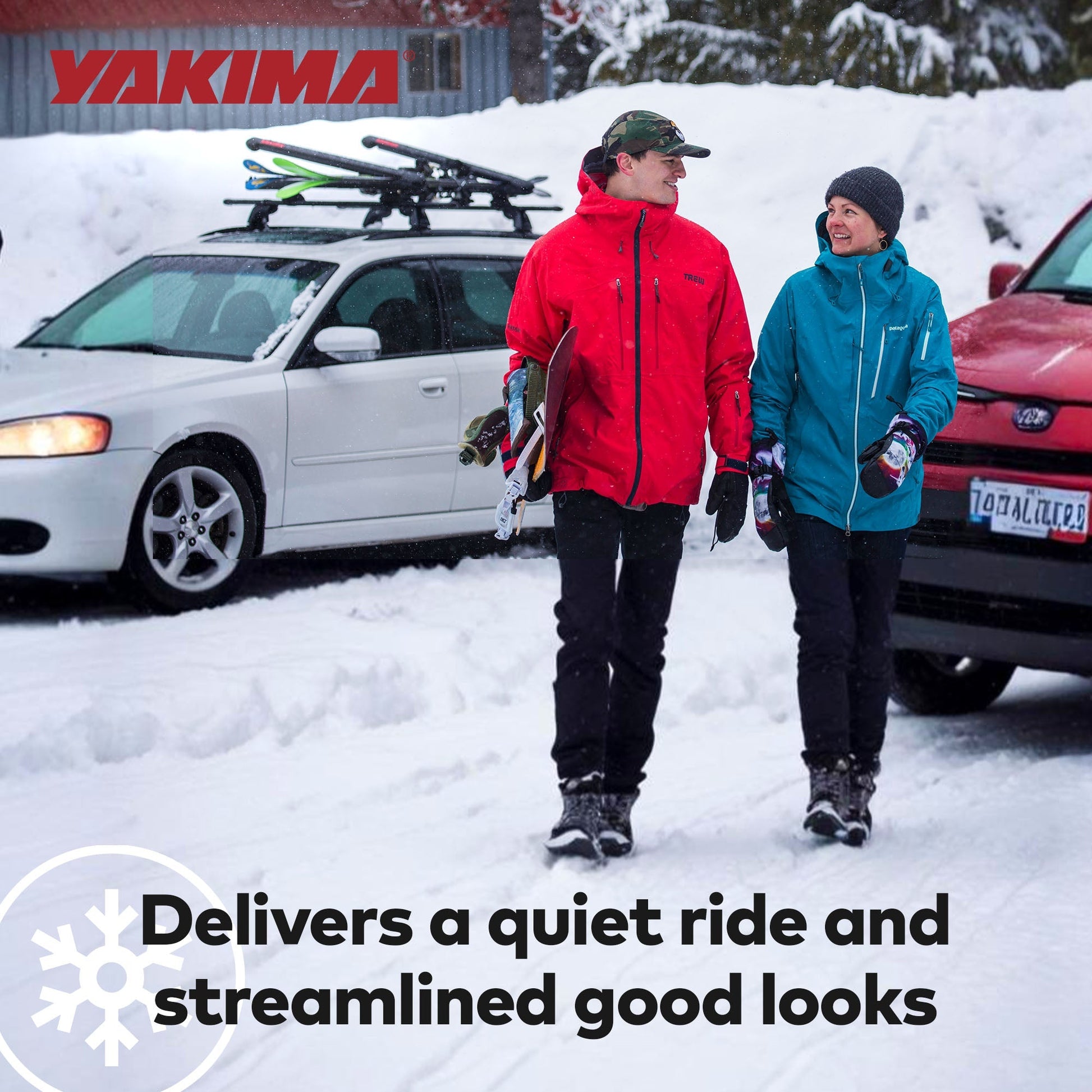 YAKIMA FatCat EVO 4 Skis or 2 Snowboards Mount Roof Rack, Fits T-Slot Crossbars - Find Fresh Goods