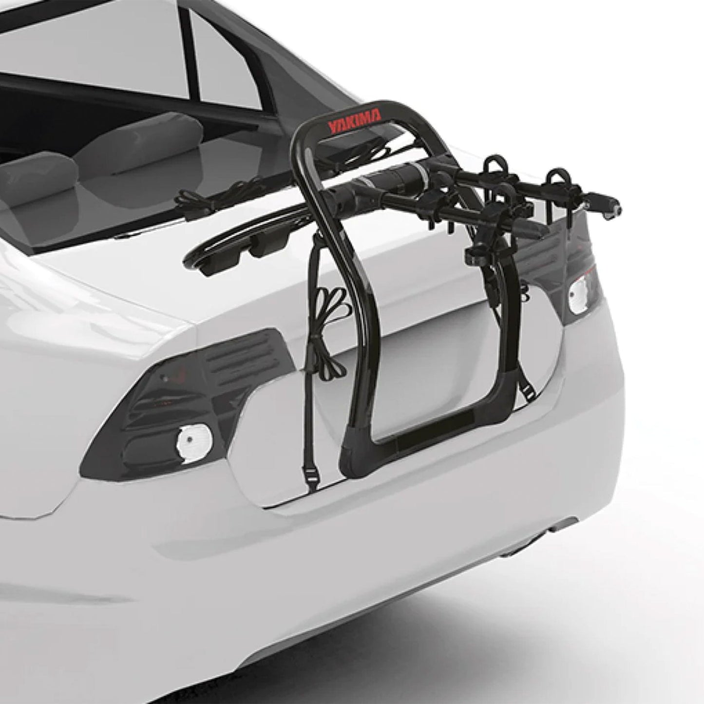 Yakima FullBack 2 Bike Capacity Trunk Bike Strap Rack with ZipStrips, Black - Find Fresh Goods