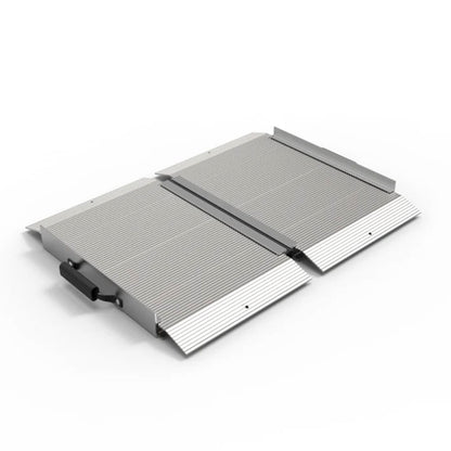 EZ-ACCESS TRAVERSE 2 Foot Aluminum Singlefold Portable Loading Ramp, Silver - Find Fresh Goods