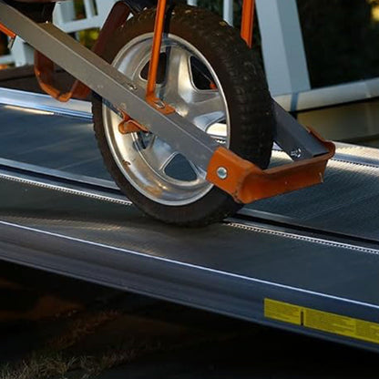 EZ-ACCESS TRAVERSE 2 Foot Aluminum Singlefold Portable Loading Ramp, Silver - Find Fresh Goods