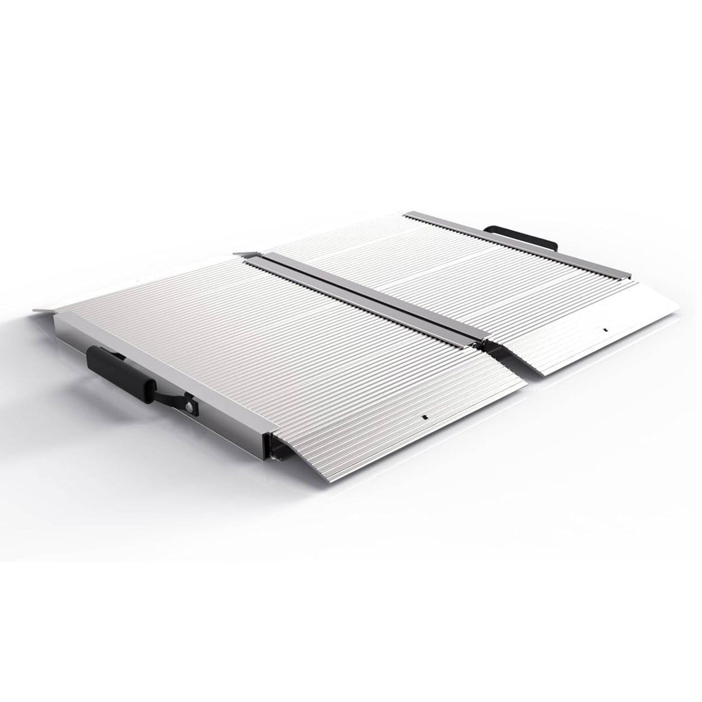 EZ-ACCESS TRAVERSE 2 Foot Singlefold Edgeless Portable Loading Ramp, Silver - Find Fresh Goods