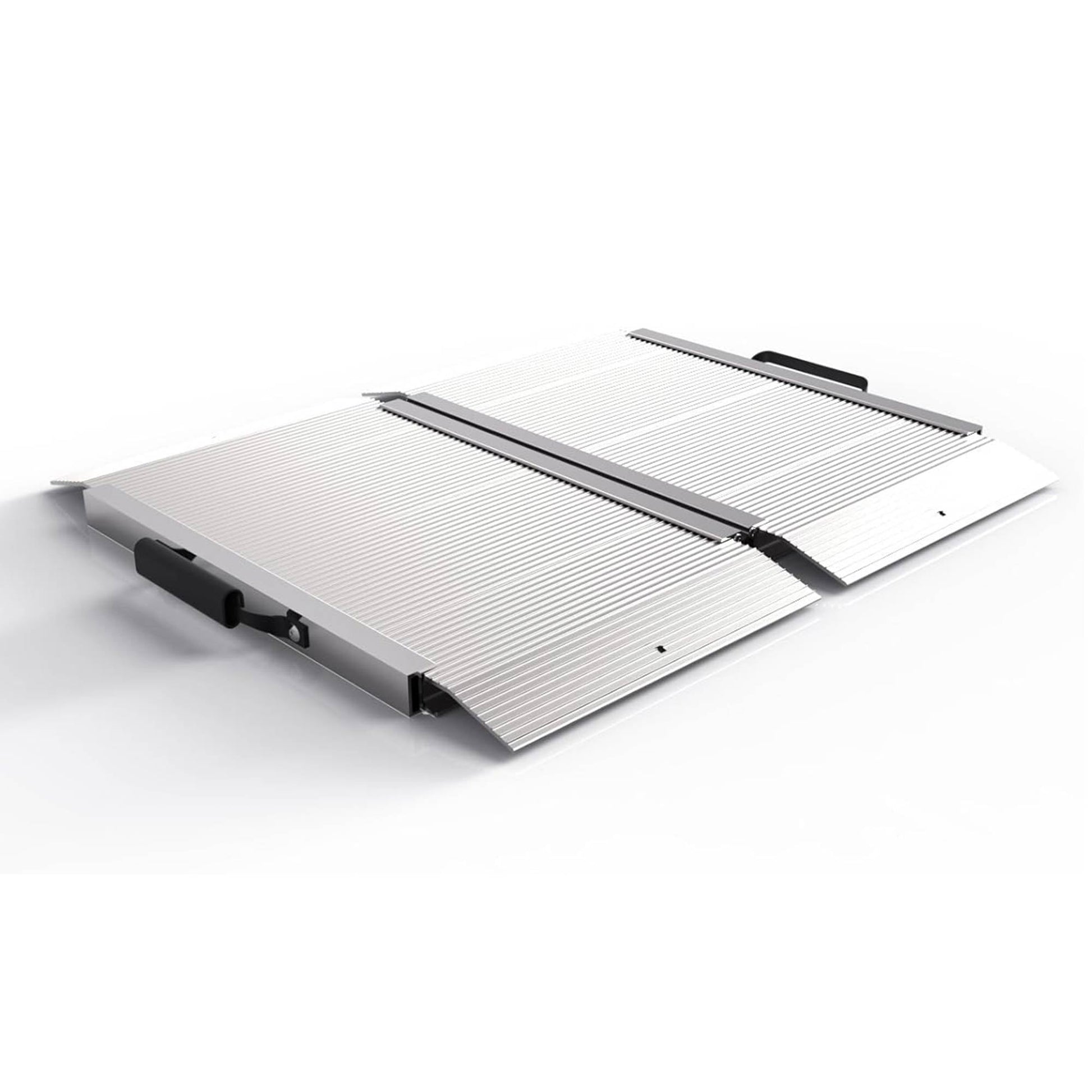 EZ-ACCESS TRAVERSE 2 Foot Singlefold Edgeless Portable Loading Ramp, Silver - Find Fresh Goods