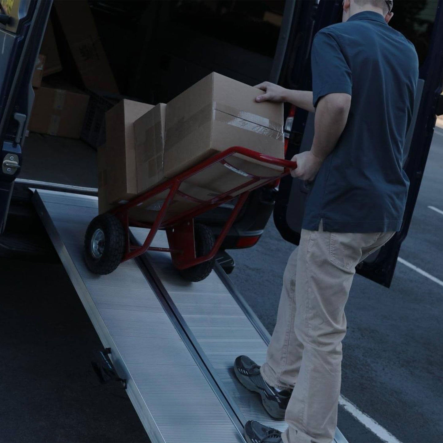 EZ-ACCESS TRAVERSE 6 Foot Aluminum Singlefold Portable Loading Ramp, Silver - Find Fresh Goods