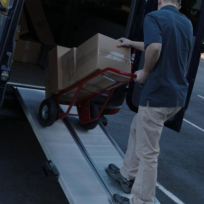 EZ-ACCESS TRAVERSE 6 Foot Aluminum Singlefold Portable Loading Ramp, Silver - Find Fresh Goods