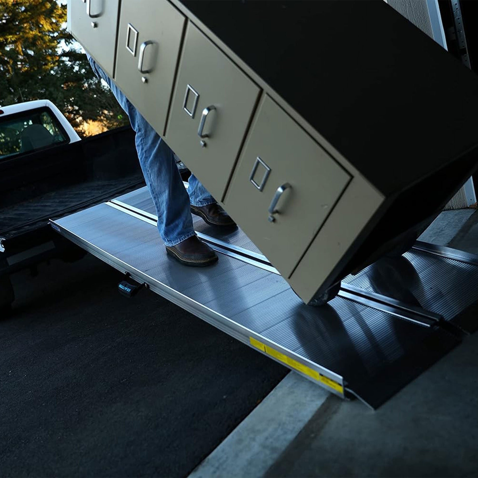 EZ-ACCESS TRAVERSE 6 Foot Aluminum Singlefold Portable Loading Ramp, Silver - Find Fresh Goods