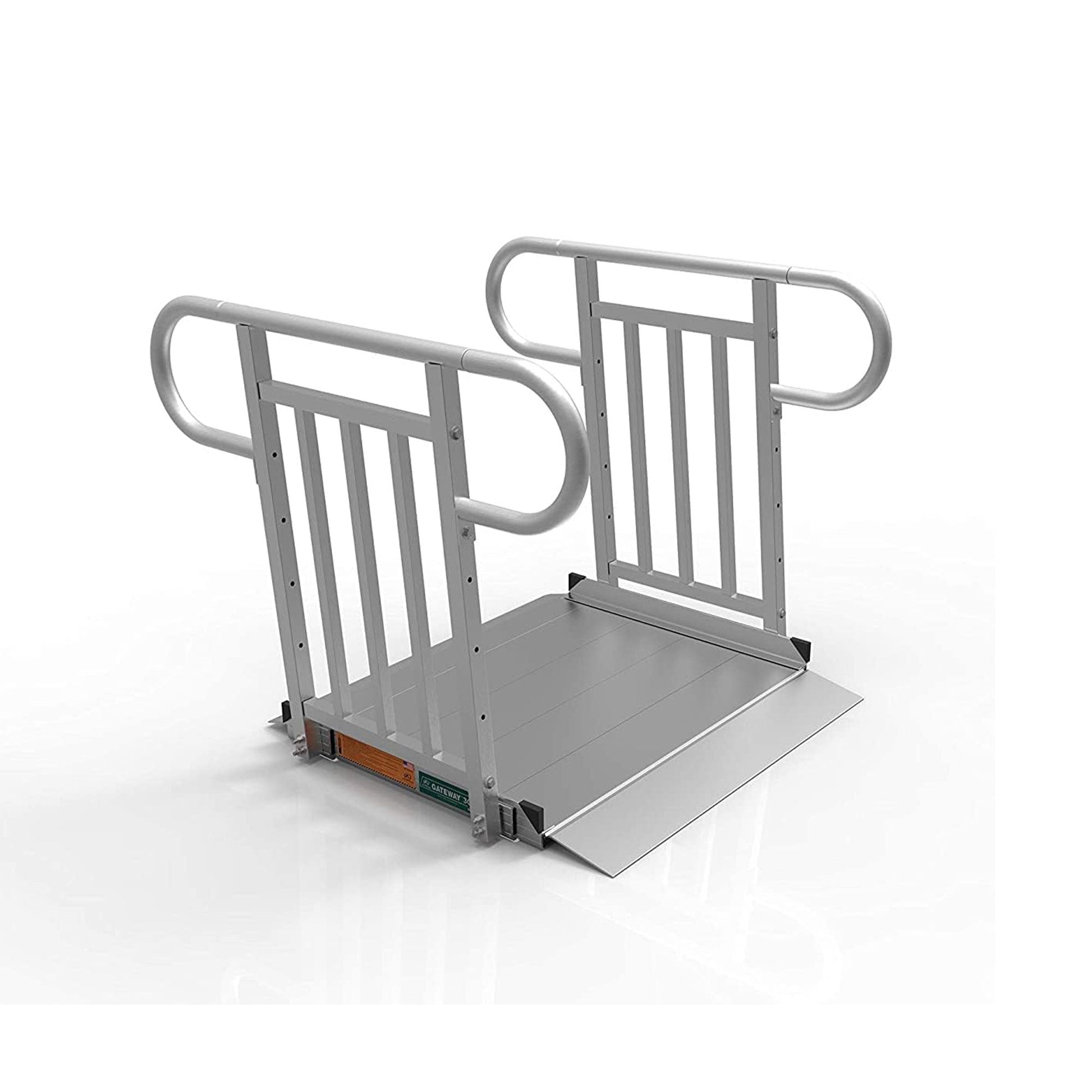 EZ-ACCESS GATEWAY 3G 3 Foot Aluminum Wheelchair Ramp with Vertical Picket Rail - Find Fresh Goods