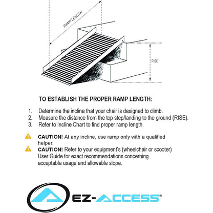 EZ-ACCESS GATEWAY 3G 3 Foot Aluminum Wheelchair Ramp with Vertical Picket Rail - Find Fresh Goods