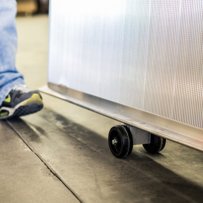 EZ-ACCESS TRAVERSE Aluminum Walk Ramp Wheel Kit with Reinforced Hook, Silver - Find Fresh Goods