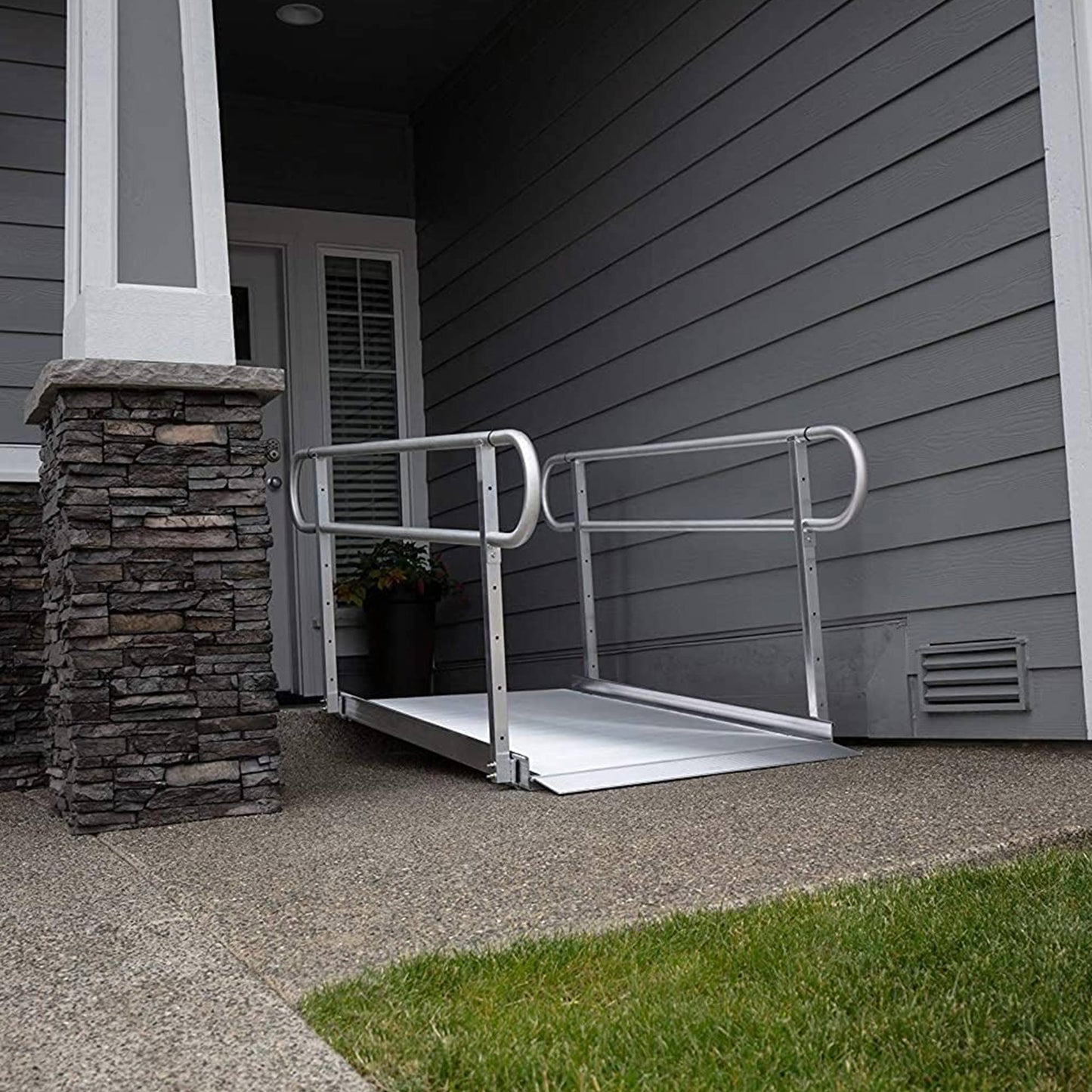 EZ-ACCESS GATEWAY 3G 4 Foot Solid Surface Aluminum Portable Wheelchair Ramp - Find Fresh Goods