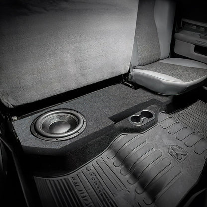 QPower QDODGE104DOOR Dodge Quad Cab '02-15 Dual 10" Truck Subwoofer Box - Find Fresh Goods