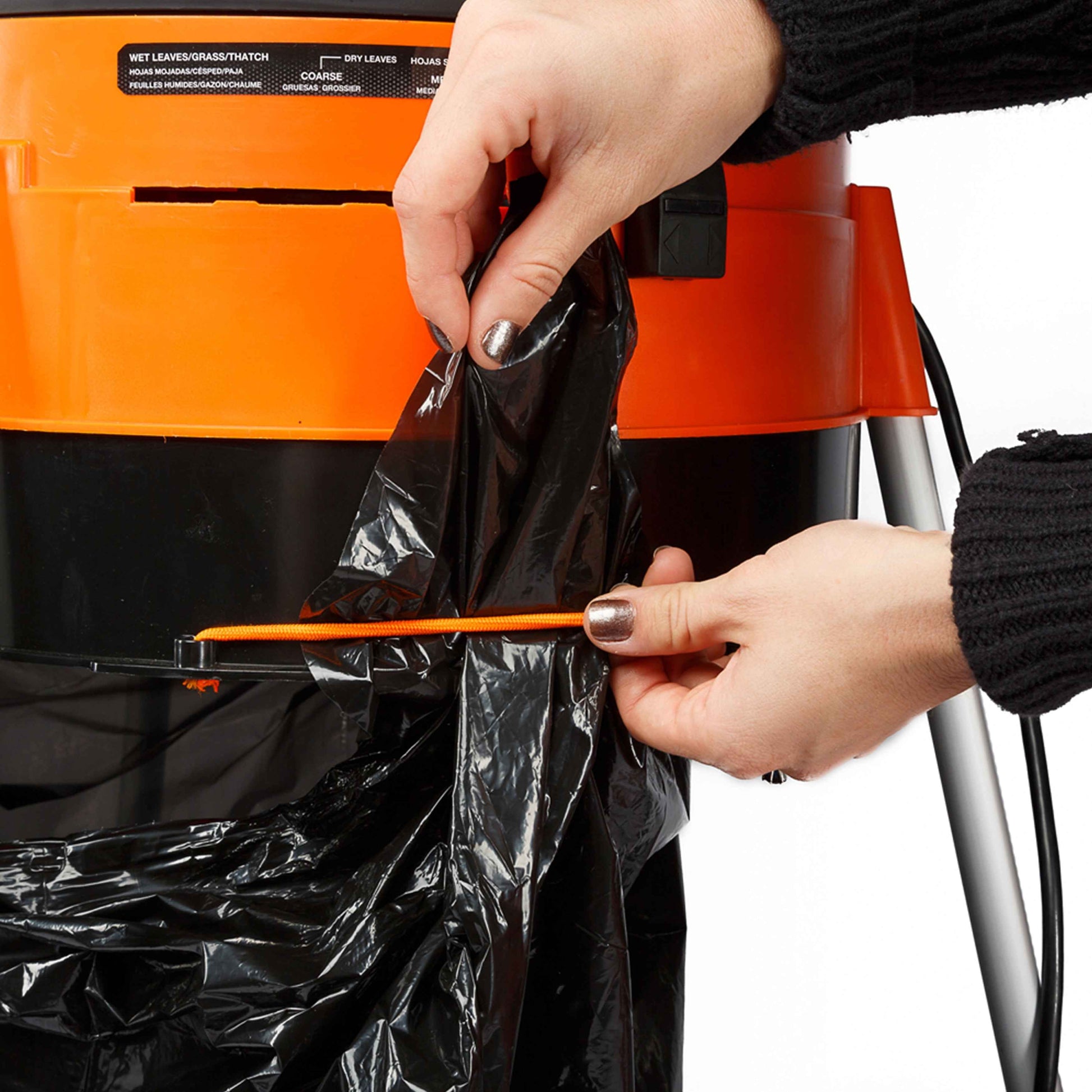 Yard Force Leaf Shredder 22-inch Corded Electric, 12:1 Mulch ratio, 0.095 Nylon Trimmer Line, Bonus Accessory Kit included