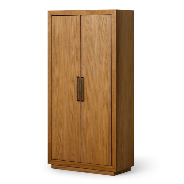 Maven Lane Uma Contemporary Wooden Cabinet in Refined Natural Finish