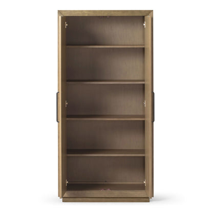 Maven Lane Uma Contemporary Wooden Cabinet in Refined Grey Finish