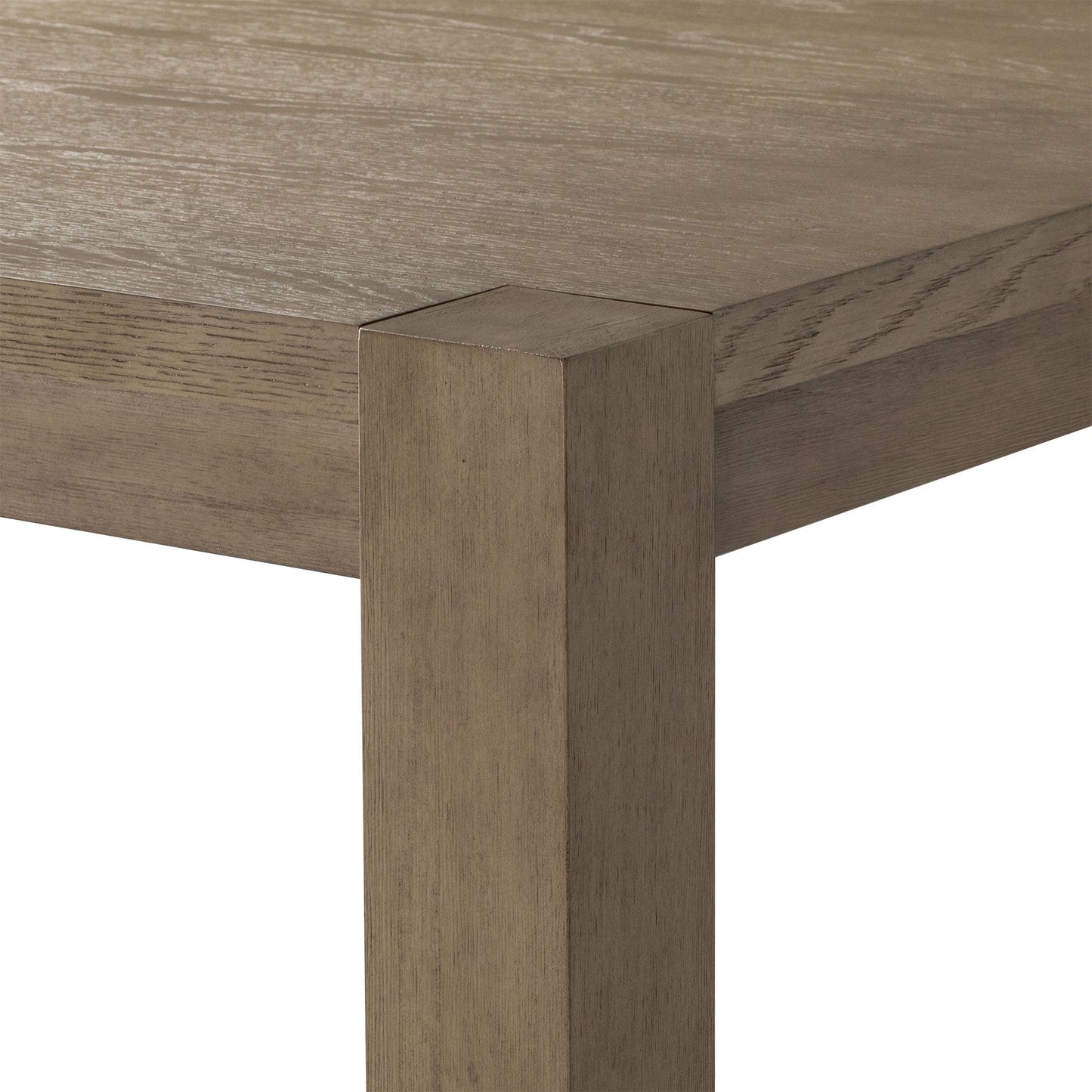 Cleo Contemporary Wooden Dining Table in Refined Grey Finish