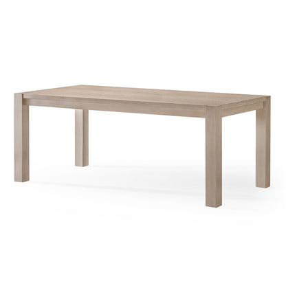 Cleo Contemporary Wooden Dining Table in Refined White Finish