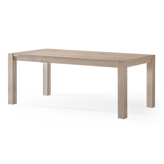 Cleo Contemporary Wooden Dining Table in Refined White Finish