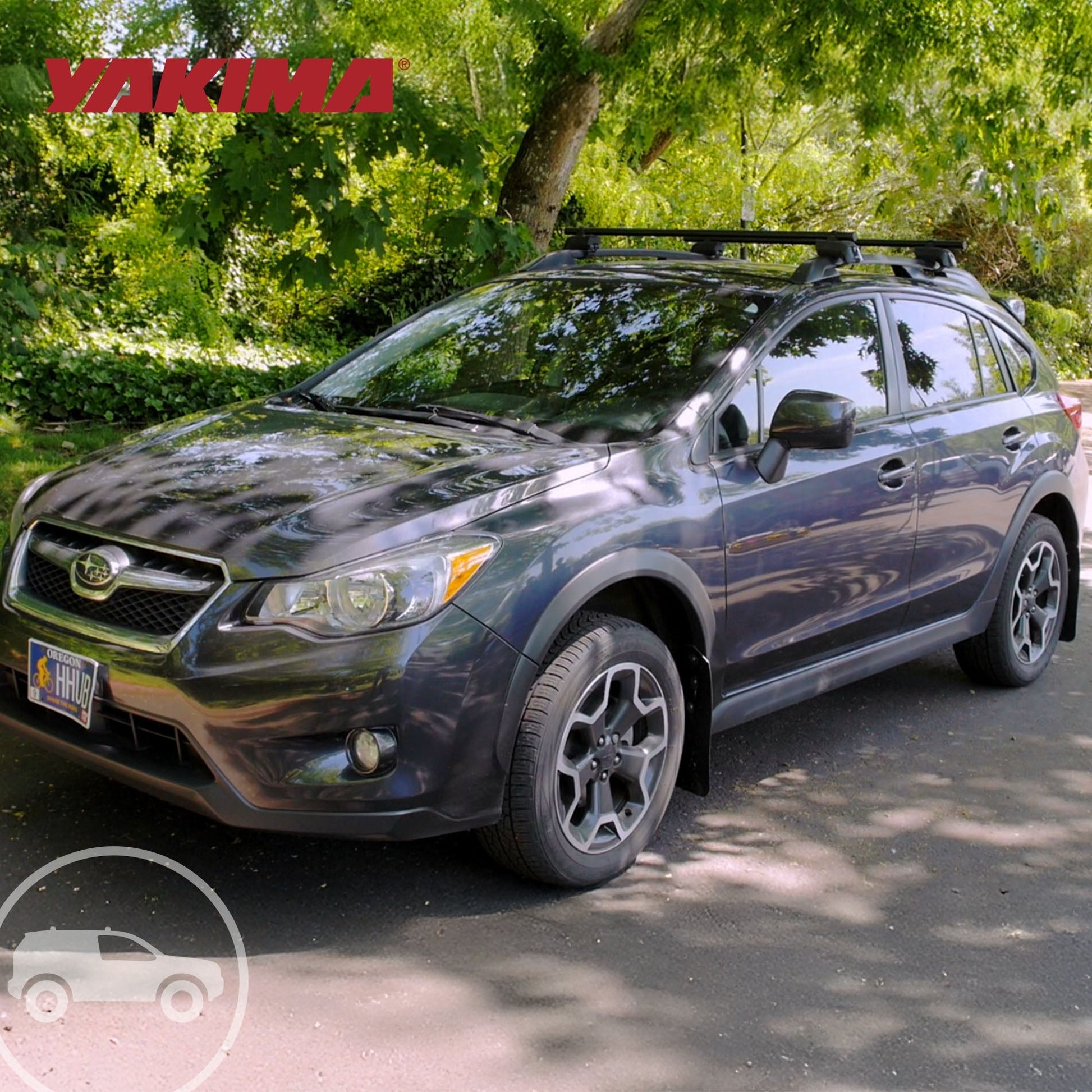 Yakima RoundBar XL 78 Inch Steel Round Roof Rack System Crossbars, Set of 2 - Find Fresh Goods