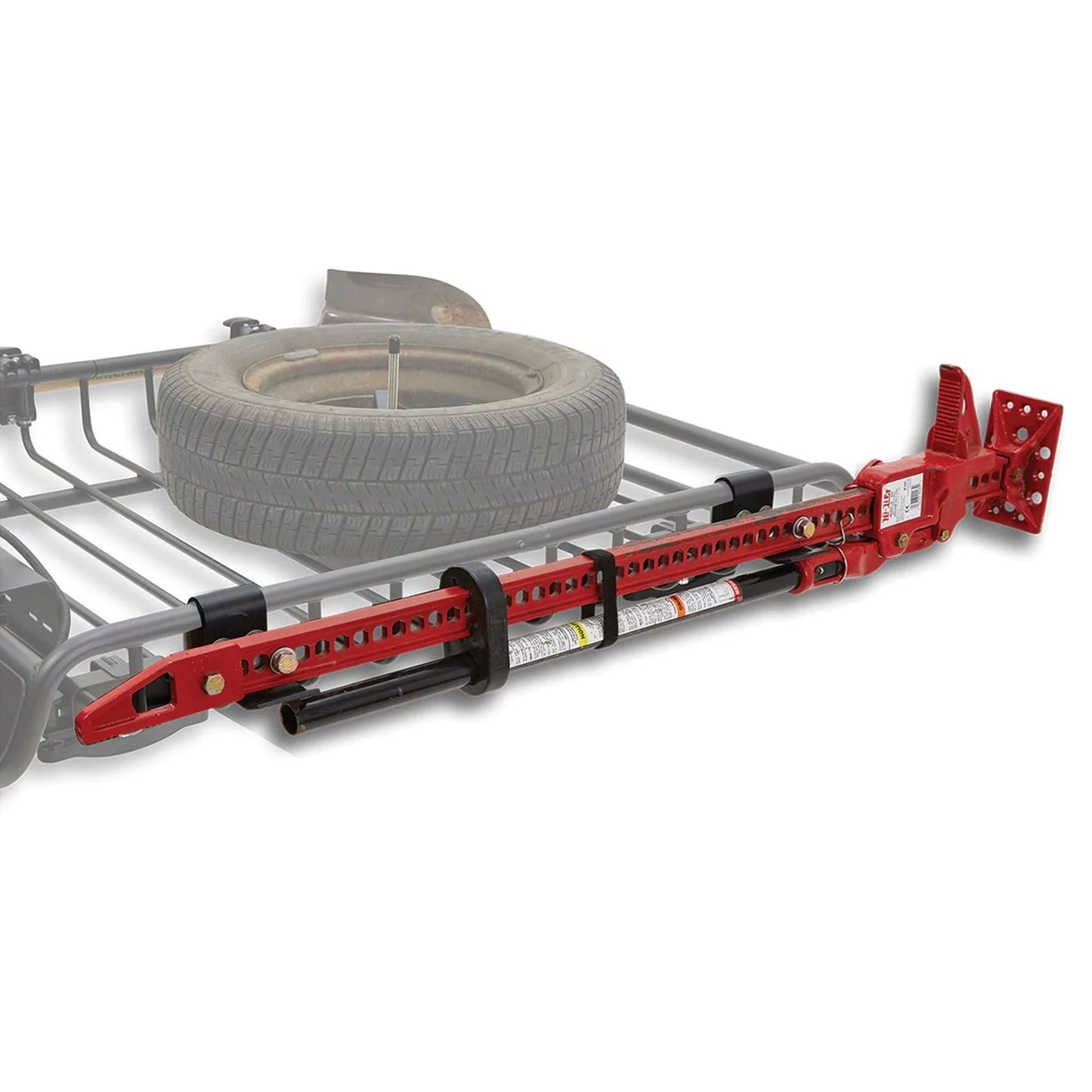 Yakima Hi-Lift Jack Bracket Secures One Hi-Lift Jack For Any Warrior Basket, Red - Find Fresh Goods