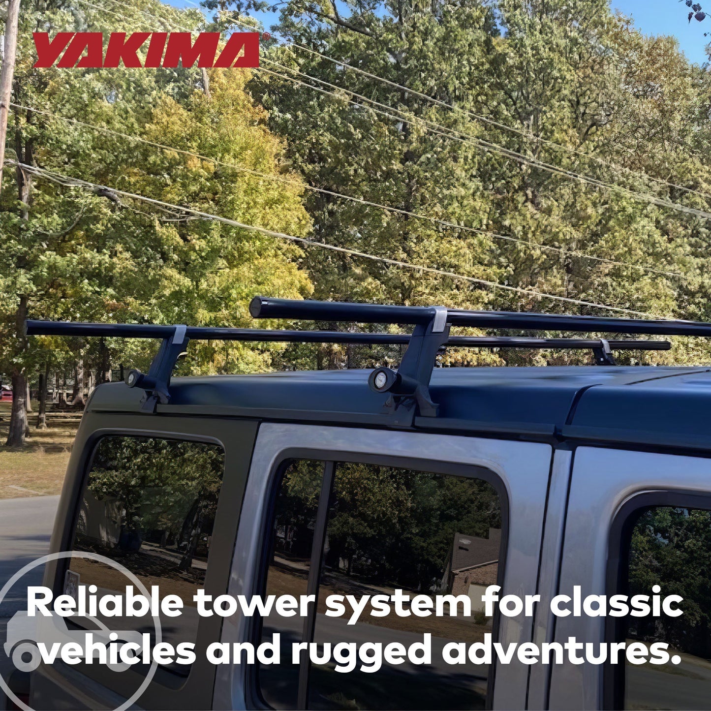 Yakima 1A Raingutter Roof Rack Towers for Vehicles, Compatible w/Yakima Roundbar - Find Fresh Goods