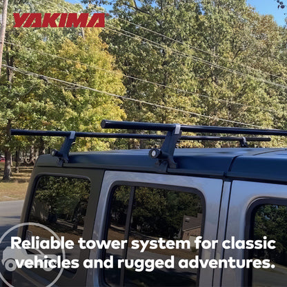 Yakima 1A Raingutter Roof Rack Towers for Vehicles, Compatible w/Yakima Roundbar - Find Fresh Goods