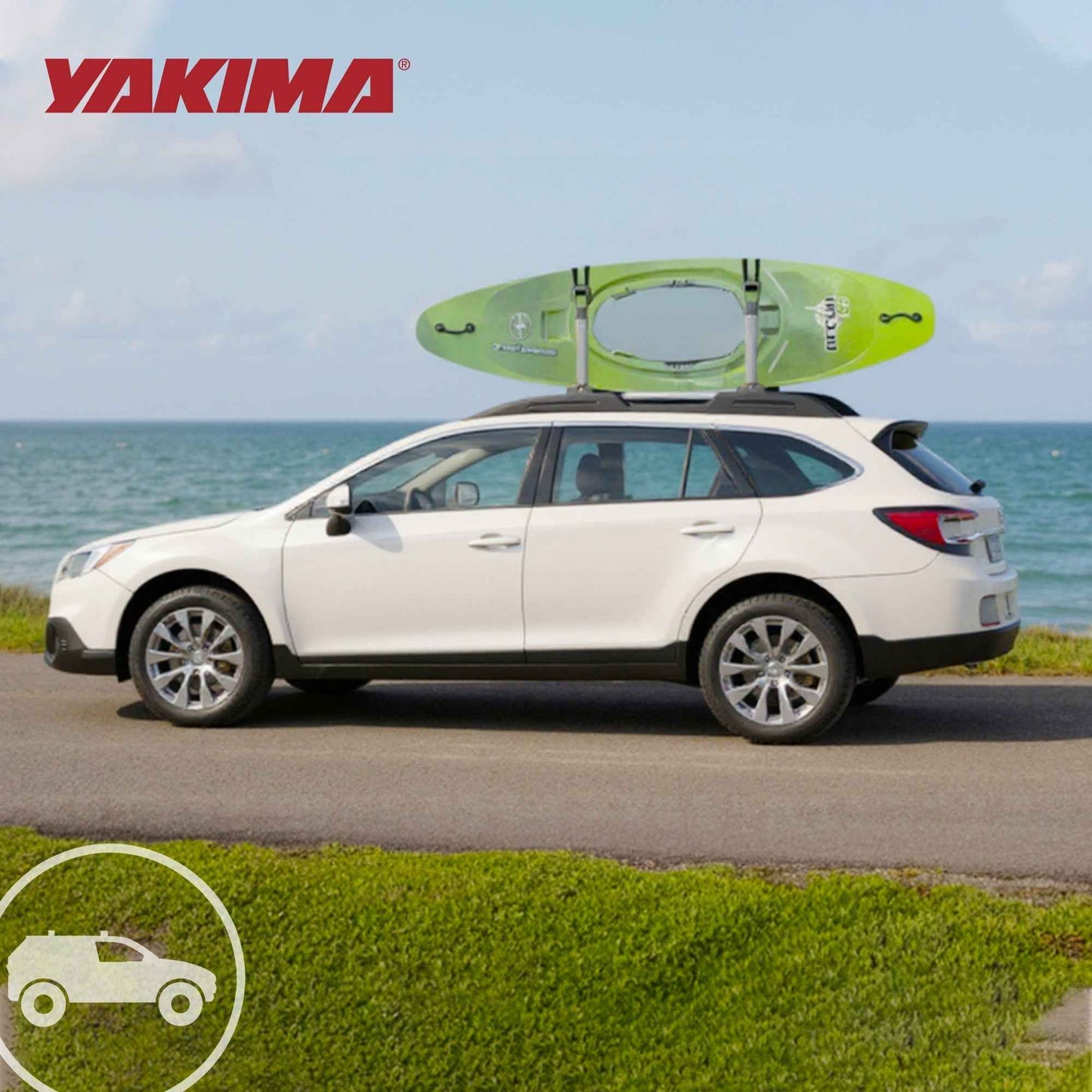 Yakima BigStack Foldable Steel Versatile Kayak Stacker Carries Up to 4 Boats