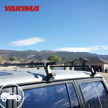 Yakima RoundBar Medium 58” Steel Round Roof Rack System Crossbars, Set of 2 - Find Fresh Goods