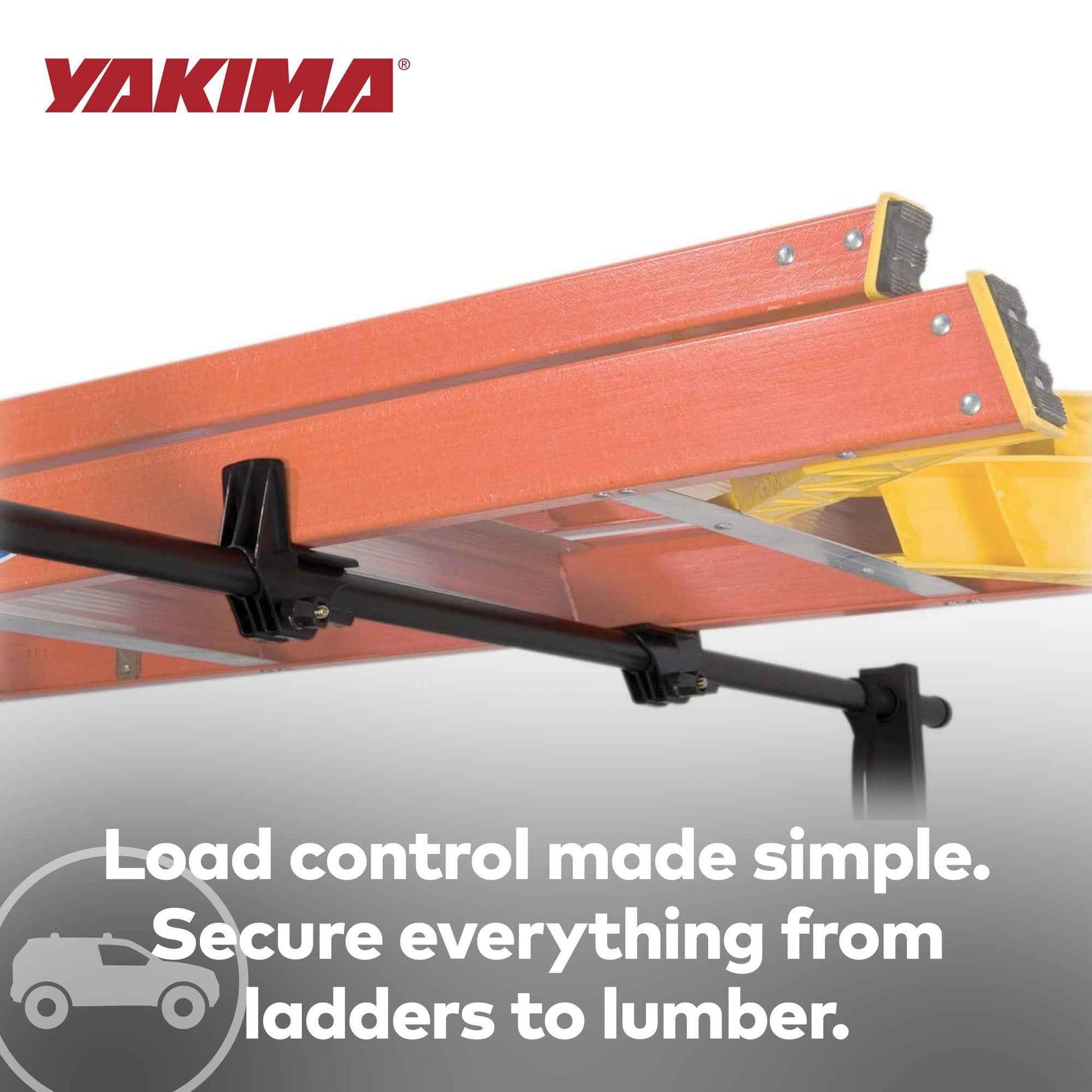 Yakima LoadStop L-Shaped Brackets Compatible with Yakima RoundBar, Set of 4