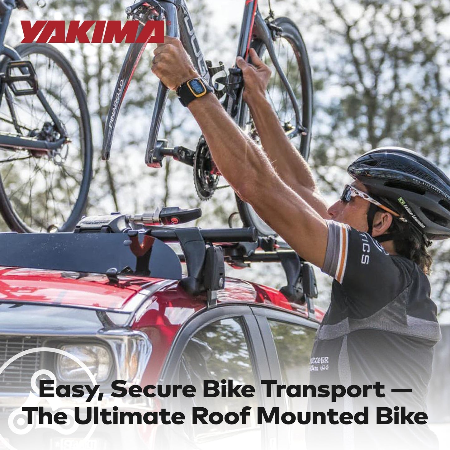YAKIMA ForkLift Rooftop Fork Style Bike Mount, Fits All StreamLine Crossbars - Find Fresh Goods