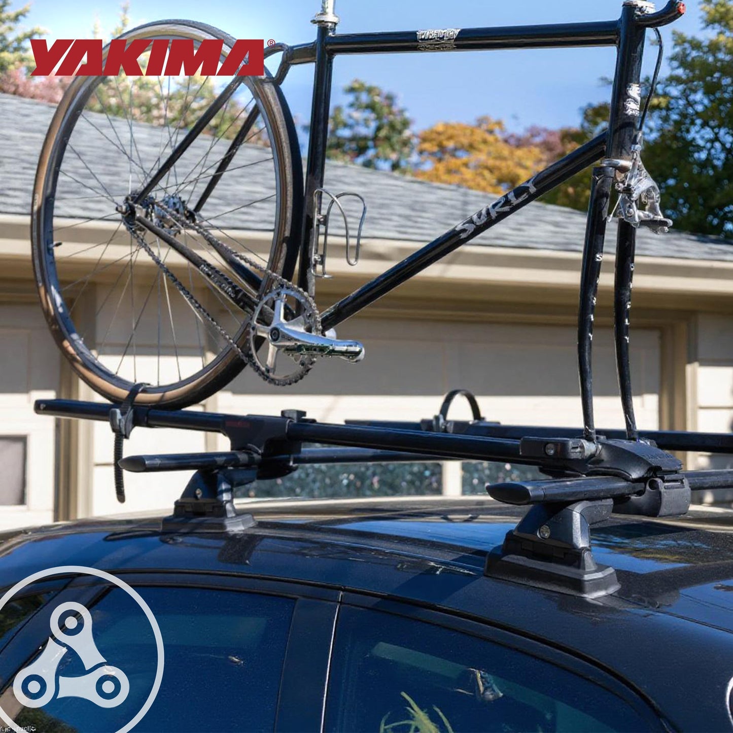 YAKIMA ForkLift Rooftop Fork Style Bike Mount, Fits All StreamLine Crossbars - Find Fresh Goods