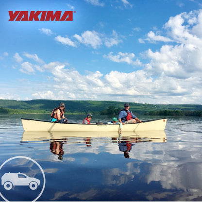 Yakima KeelOver Rooftop Single Canoe Mount Strap & Bow Secure Vehicle Attachment - Find Fresh Goods