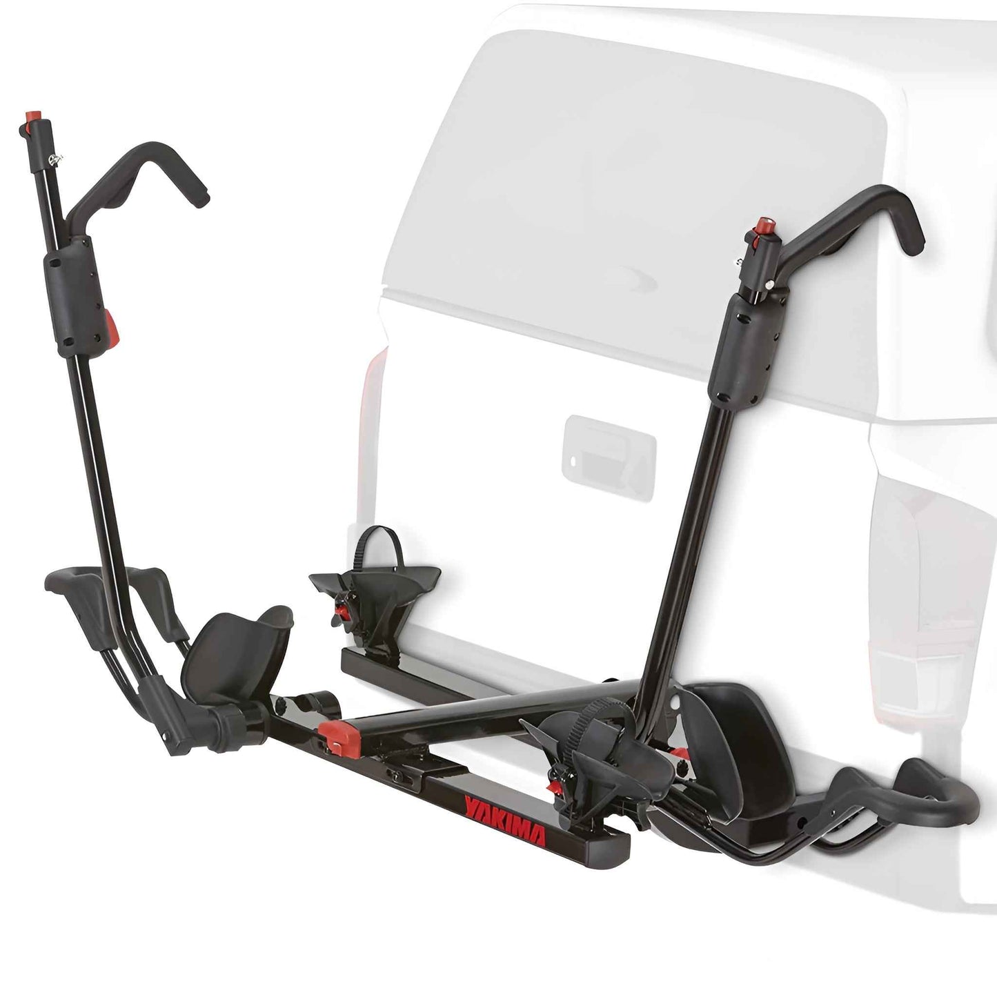 Yakima HoldUp 2 Bike Capacity 2" Hitch Bicycle Bike Rack with SKS Locks, Black