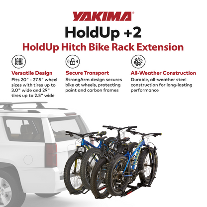 Yakima HoldUp+2 Hitch Bike Rack Extension, Extension ONLY (Rack Not Included) - Find Fresh Goods